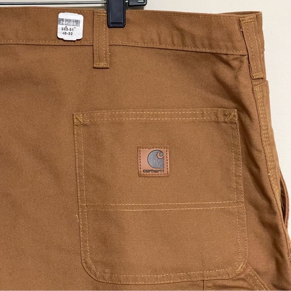 Carhartt dungaree fit pants size 46/32 brown in color - Picture 4 of 7